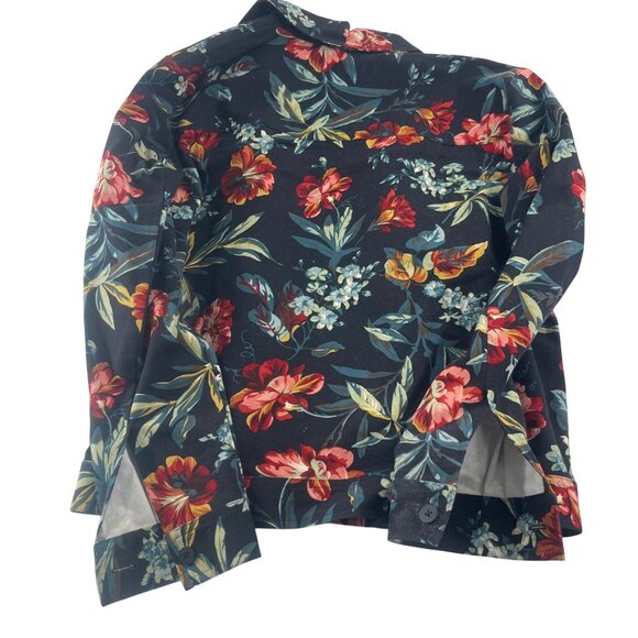 Coldwater Creek Floral Women's Jacket S 100% Cotton multicolor - Picture 4 of 4